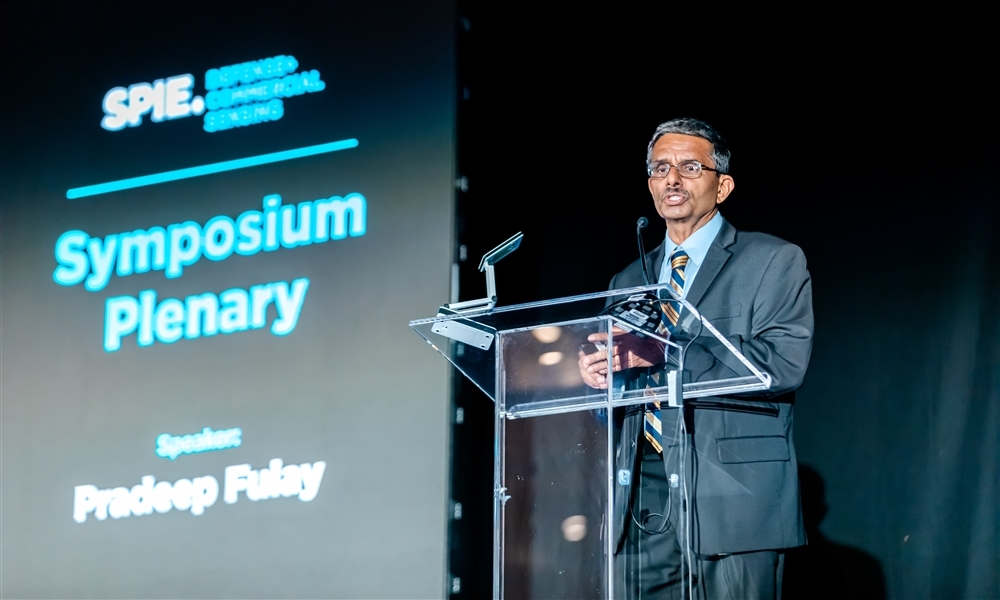 Speaker at live SPIE Defense + Commercial Sensing plenary session