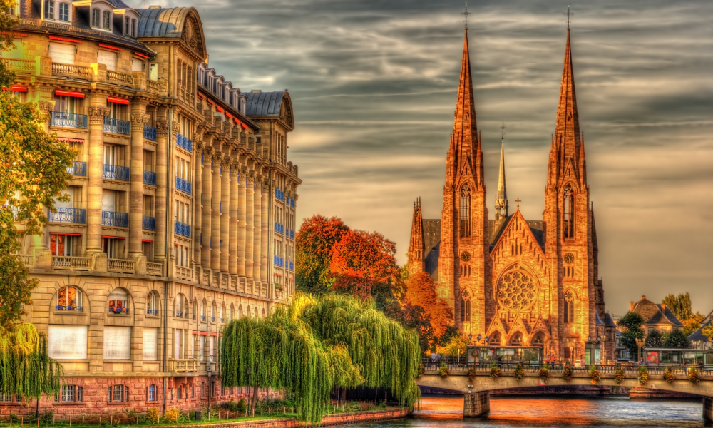 Strasbourg France cityscape