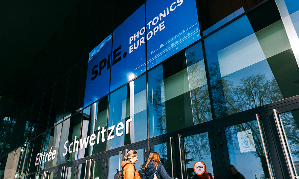 Attendees entering the vent venue in Strasbourg