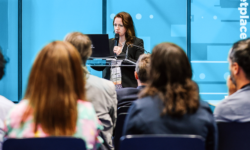 Industry innovator sharing at the Photonics Marketplace