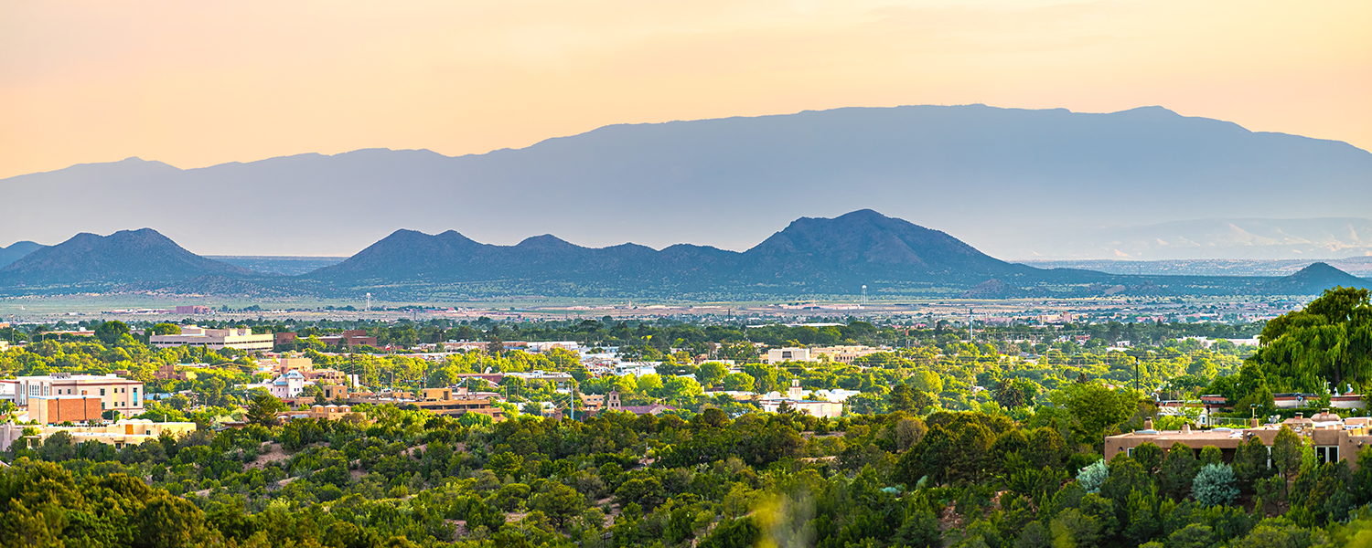 Santa Fe, New Mexico skyline