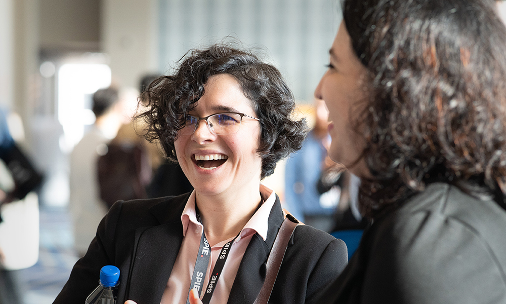 Attendees connect with colleagues