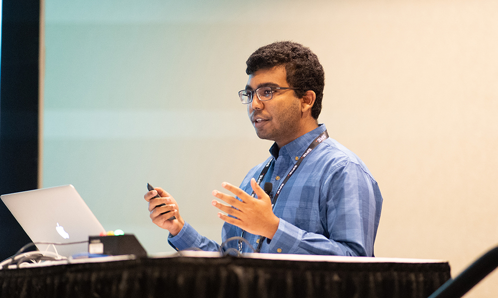 An author presents at SPIE Digital Optical Technologies