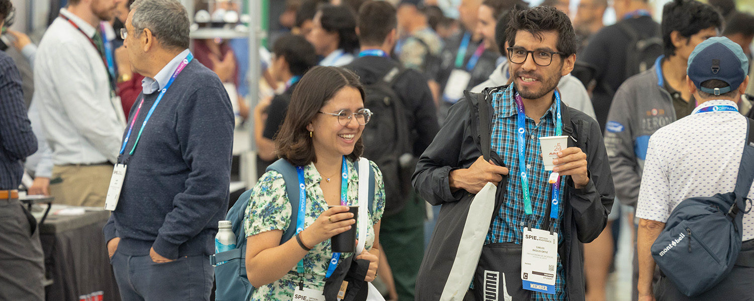 On the exhibition floor at SPIE Optics + Photonics