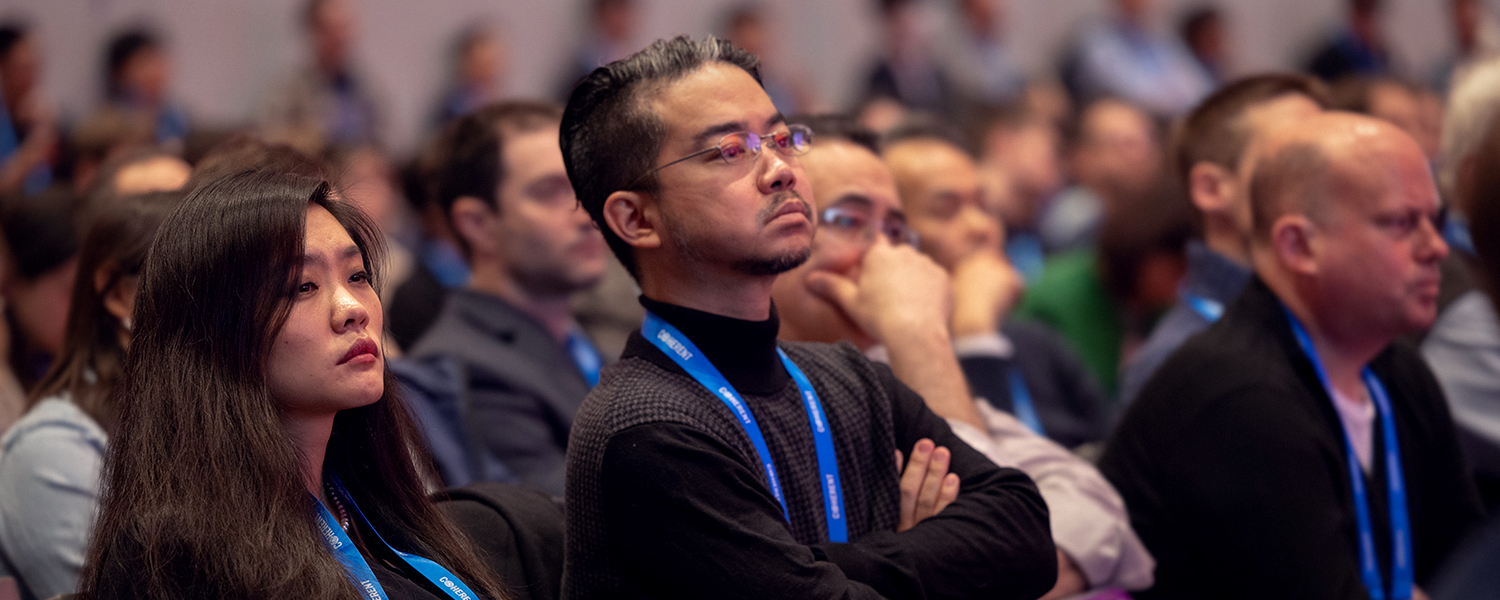 Attendees listening attentively in one of the sessions at SPIE Global Business Forum