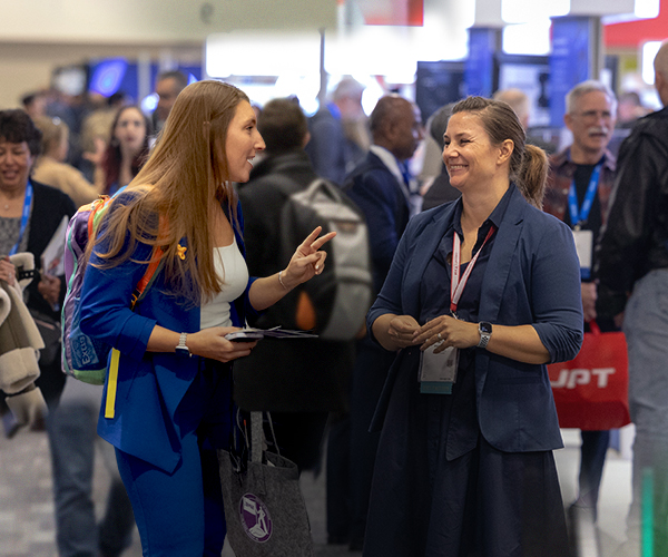 A crowd of people at SPIE Photonics West