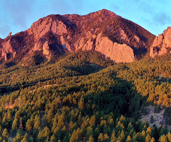 Mountains in Boulder, CO