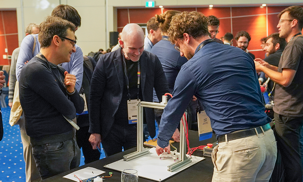 Demo at SPIE Smart Structures EAP-in-action session