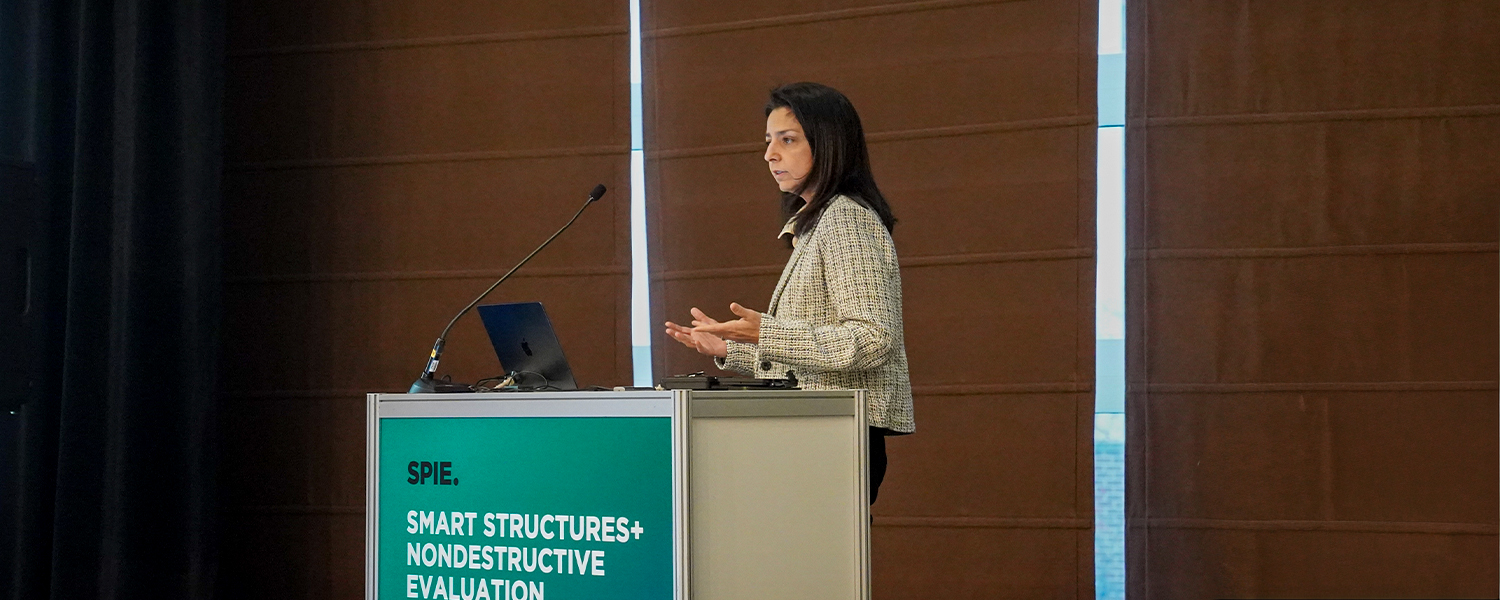 SPIE Smart Strucures presenter.