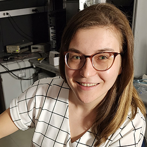 Women in Optics profile headshot: Klea Dhimitri