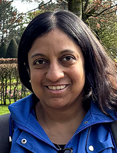 Women in Optics profile headshot: Indira Seshadri