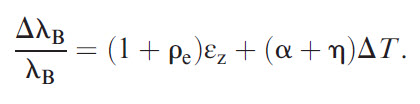 classical Bragg grating equation 
