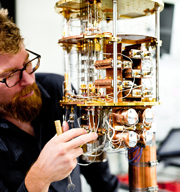 IBM hardware scientist Nick Bronn
