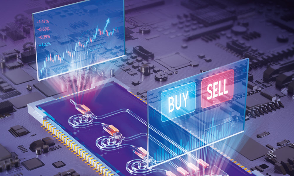 The proposed optical computing chip enables the high-speed, parallel processing for quantitative trading with unprecedented low latency, accelerating the crucial and demanding step of feature extraction.