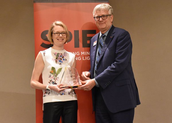 Sarah Elizabeth Bohndiek Wins 2019 SPIE Early Career Achievement Award Sarah Elizabeth Bohndiek Wins 2019 SPIE Early Career Achievement Award