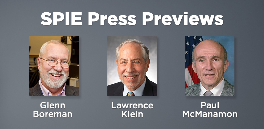Paul McManamon, Lawrence Klein, Glenn Boreman headline SPIE Press event on lidar, sensing