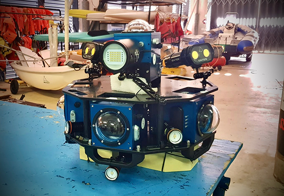A VRTUL 360-degree camera system by Casey Sapp