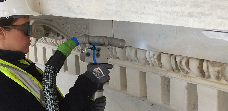 Capitol laser cleaning