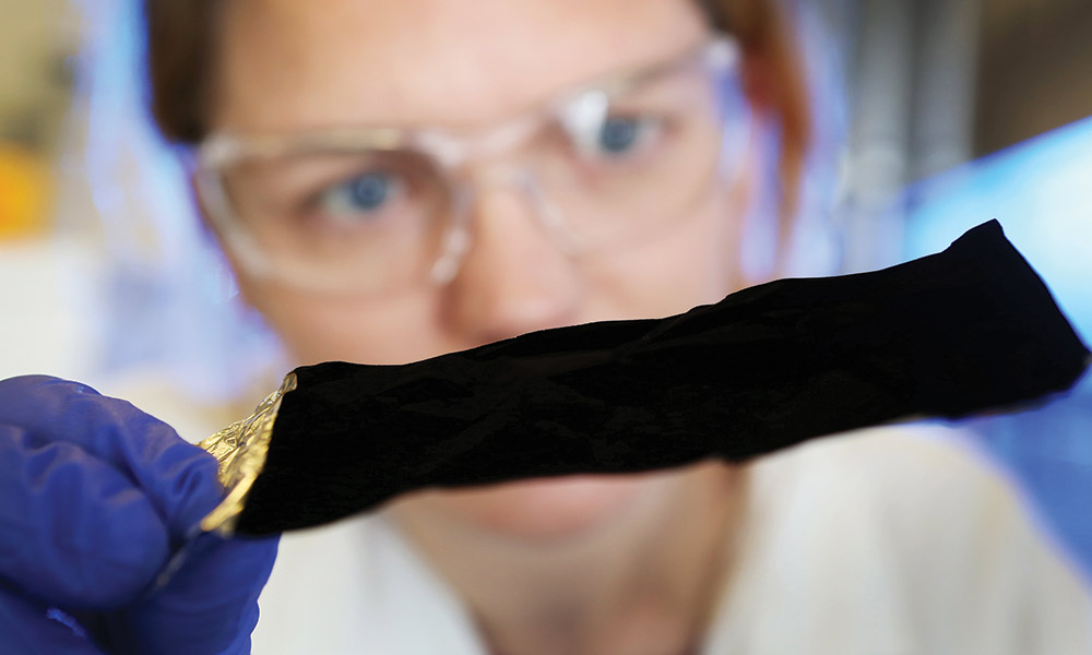 Vantablack was a near-perfect black substance